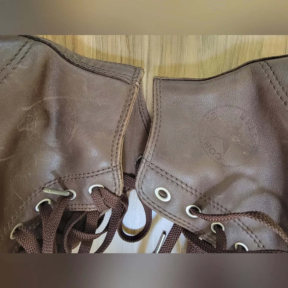 Converse brown leather, size US 10 - Picture 8 of 14